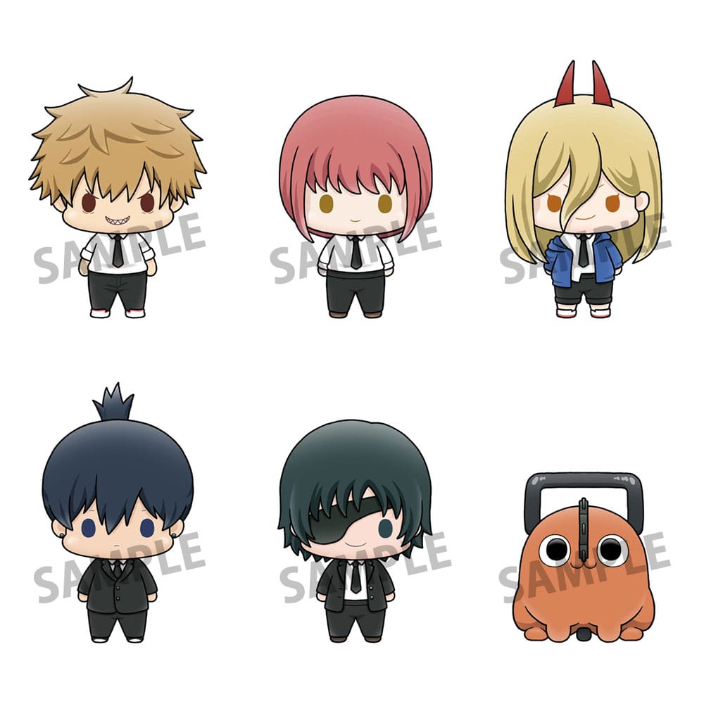 Chainsaw Man Chokorin Mascot Series Sammelfiguren 6er-Pack 5 cm Minifiguren Yokina