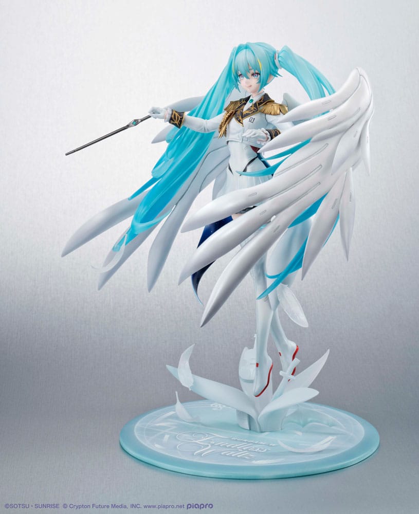 Mobile Suit Gundam x Hatsune Miku Lucrea PVC Statue Hatsune Miku x Wing Gundam Zero EW 45th Anniversary 27 cm Prizefiguren Yokina