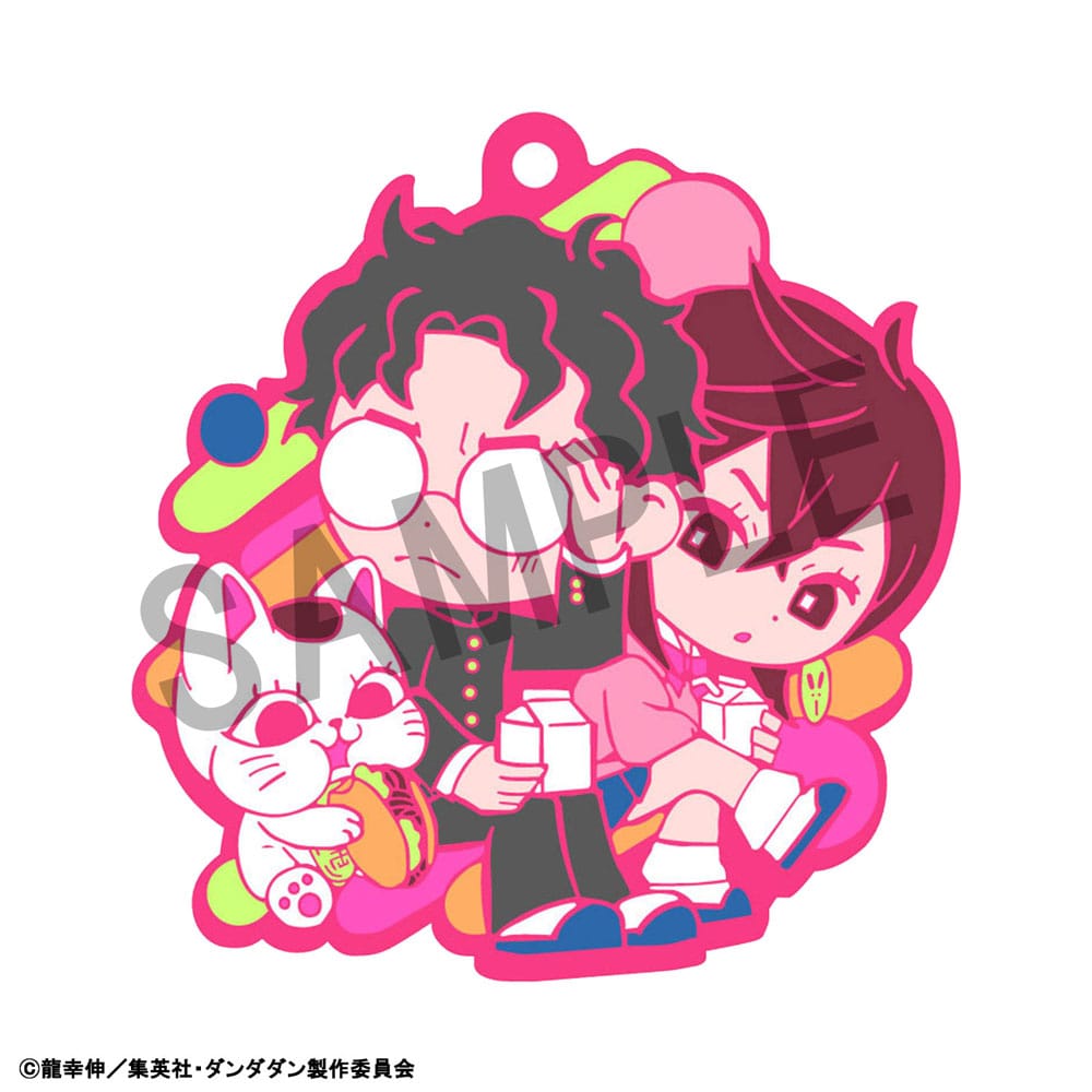 Dandadan Rubber Mascot Buddycolle 6 Gummi-Anhänger Vol. 2 Blind Box 7 cm Schlüsselanhänger Yokina