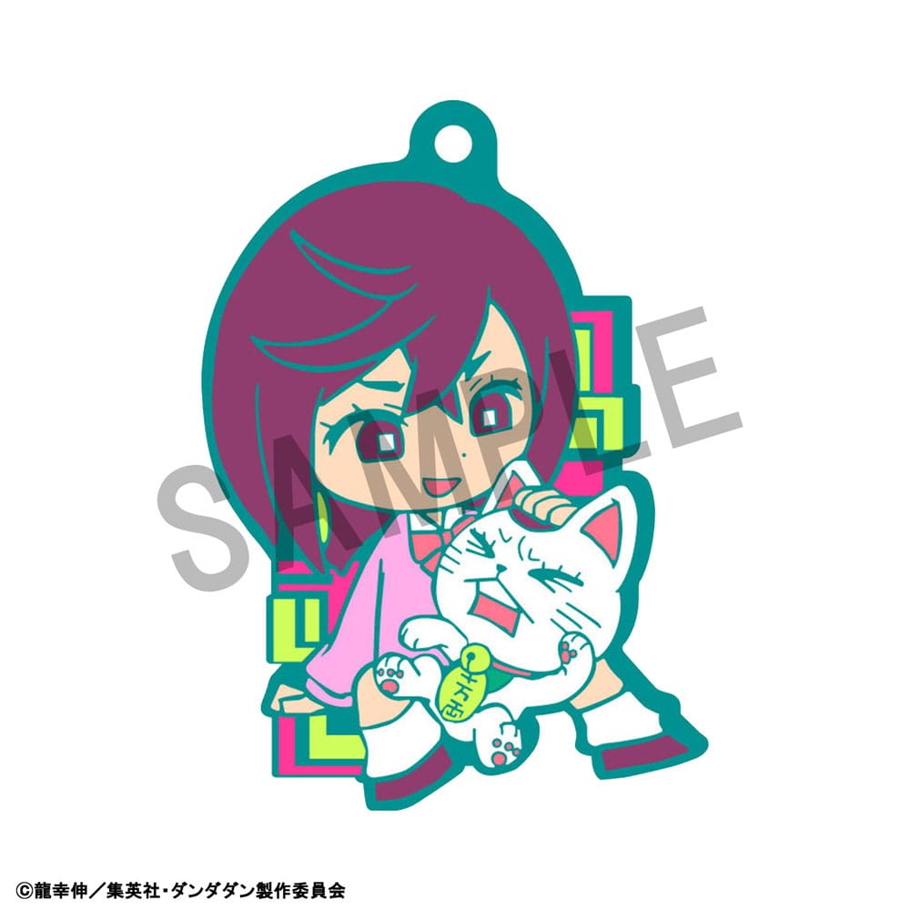 Dandadan Rubber Mascot Buddycolle 6 Gummi-Anhänger Vol. 2 Blind Box 7 cm Schlüsselanhänger Yokina