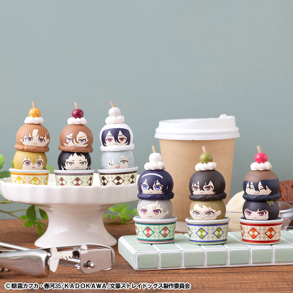 Bungo Stray Dogs Tsumichen Stack up & Change Sammelfiguren 6er-Pack 8 cm (with gift) Minifiguren Yokina