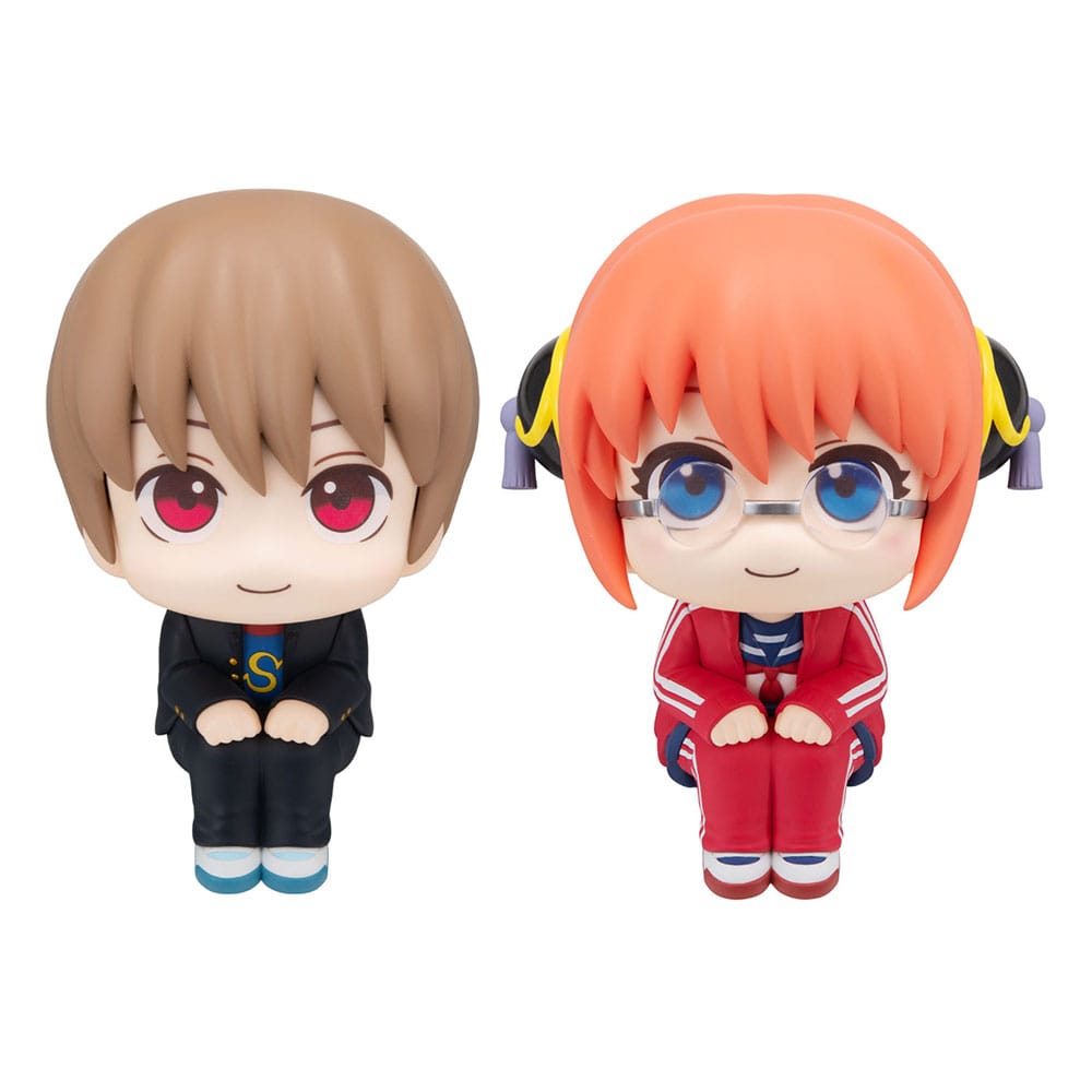 Mr. Ginpachi´s Zany Class/ Gintama Look Up PVC Statuen Kagura & Sogo Okita (with gift) 11 cm Prizefiguren Yokina