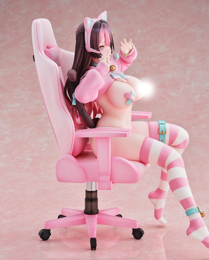 Comic Unreal PVC Statue 1/6 The Bewitching Landmine-Type Catgirl Streamer, Kuro Illustrated by Danimaru 22 cm Hentai Yokina