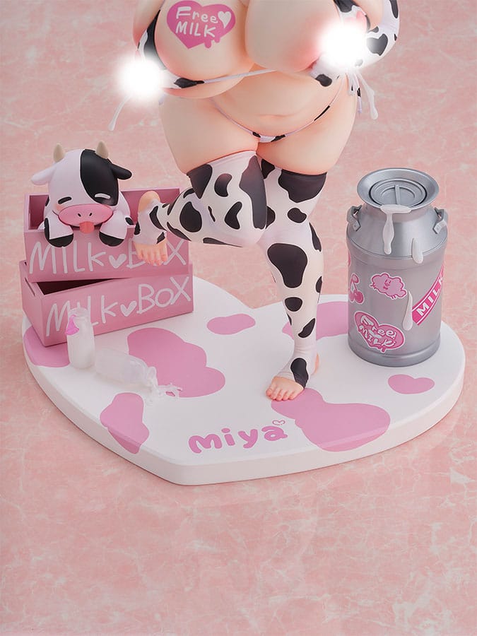 Original Character PVC Statue 1/5 Miya-chan Cow Costume Ver. DX Edition 34 cm Hentai Yokina