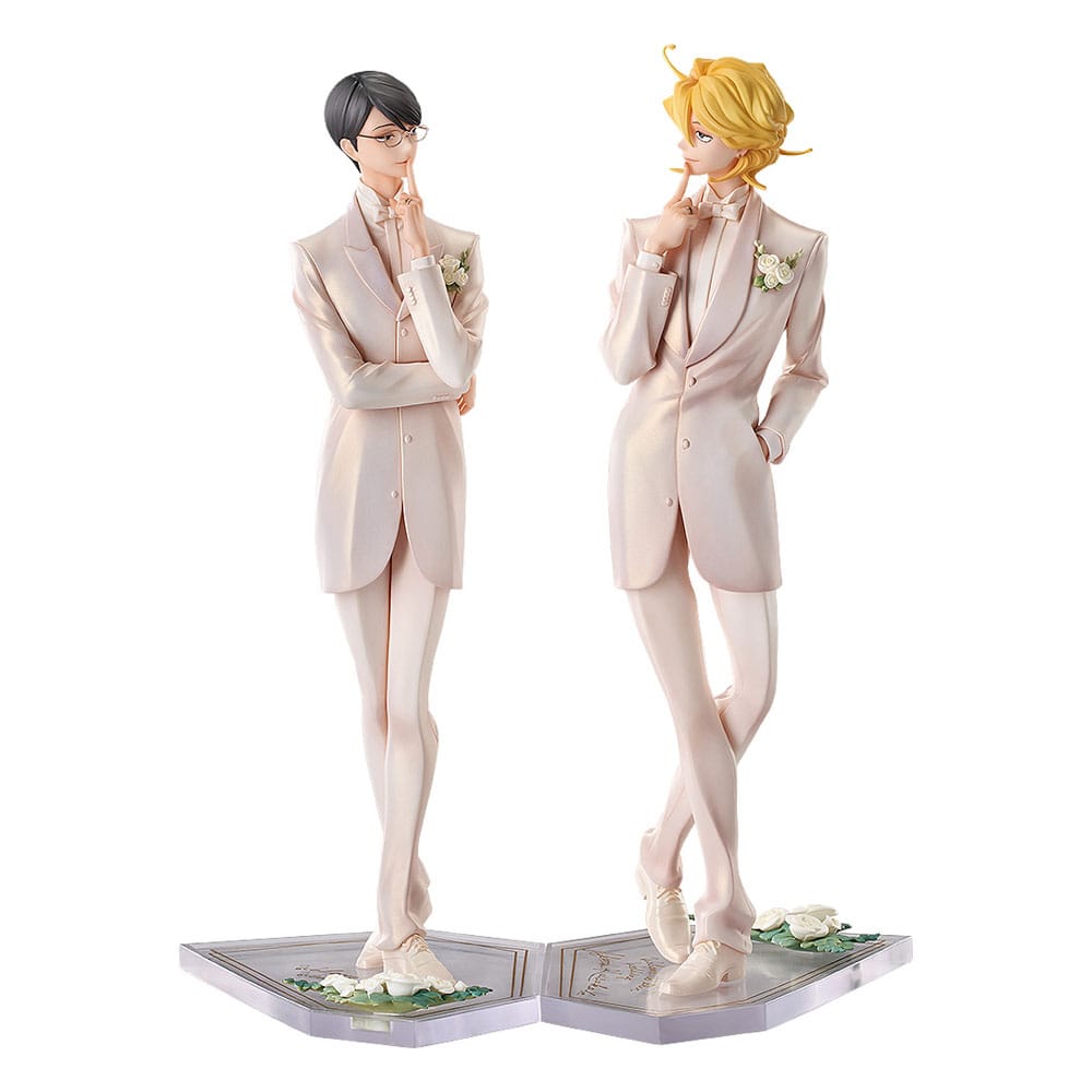Doukyusei PVC Statuen 2er-Set 1/7 Hikaru Kusakabe & Licht Sajo: Wedding Ver. 24 cm Scalefiguren Yokina