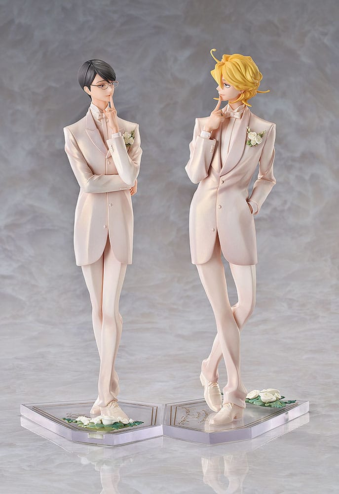 Doukyusei PVC Statuen 2er-Set 1/7 Hikaru Kusakabe & Licht Sajo: Wedding Ver. 24 cm Scalefiguren Yokina