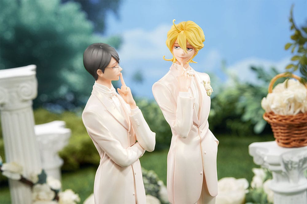 Doukyusei PVC Statuen 2er-Set 1/7 Hikaru Kusakabe & Licht Sajo: Wedding Ver. 24 cm Scalefiguren Yokina
