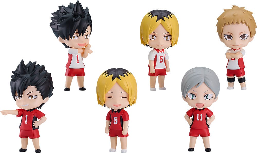 Haikyu!! Nendoroid Actionfiguren Surprise Ver. 03 Nekoma Edition 7 cm Minifiguren Yokina