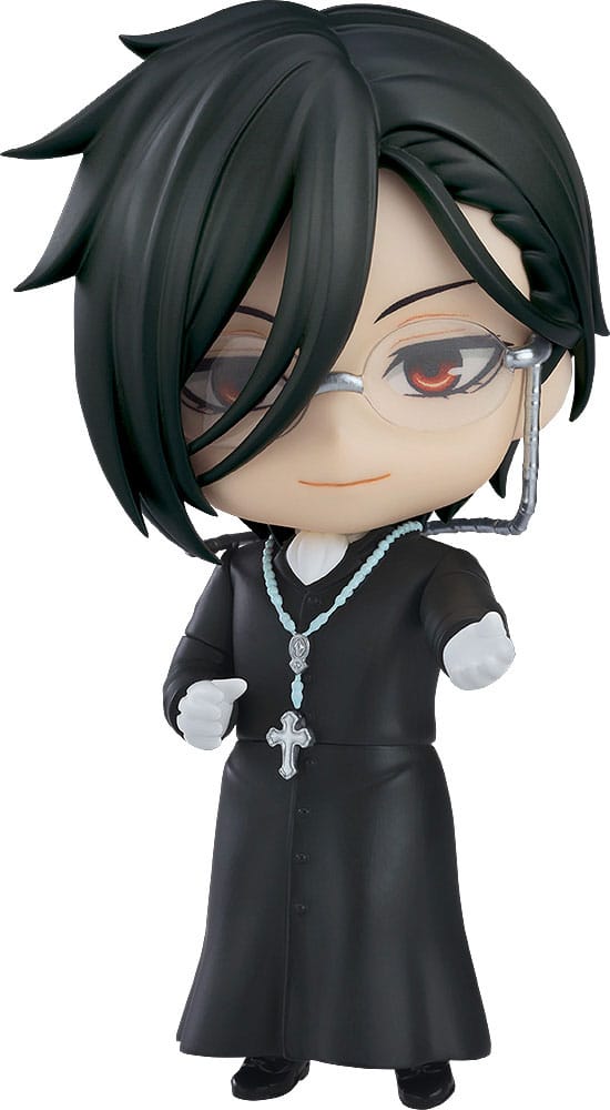 Black Butler: Boarding School Arc Nendoroid Actionfigur Sebastian Michaelis: Sapphire Owl Ver. 10 cm Nendoroids Yokina
