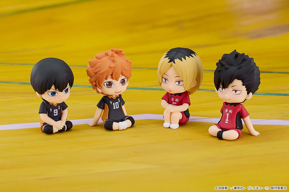 Haikyu!! Nendroid Plus: Rubber Mascot mini Statue Tetsuro Kuroo 8 cm Minifiguren Yokina