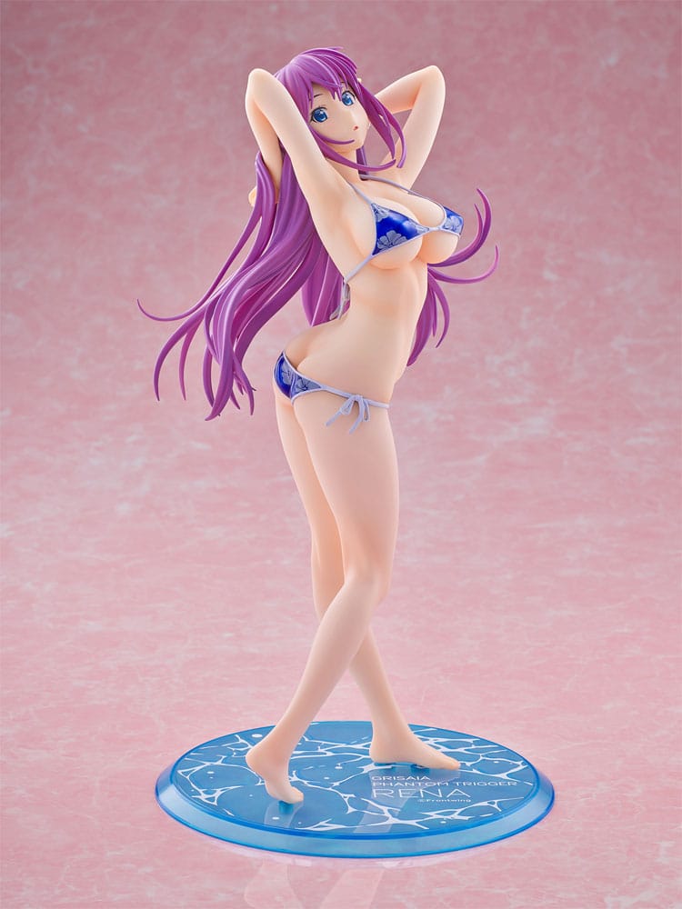 Grisaia Phantom Trigger PVC Statue 1/6 Rena Fukami Metallic Blue Ver. 28 cm Scalefiguren Yokina