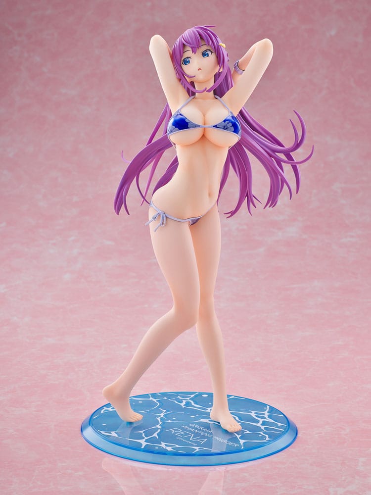 Grisaia Phantom Trigger PVC Statue 1/6 Rena Fukami Metallic Blue Ver. 28 cm Scalefiguren Yokina