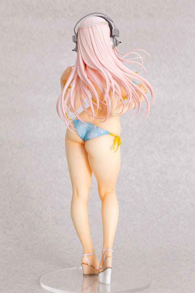 Super Sonico PVC Statue 1/4.5 Super Sonico Summer Vacation Ver. 35 cm Scalefiguren Yokina
