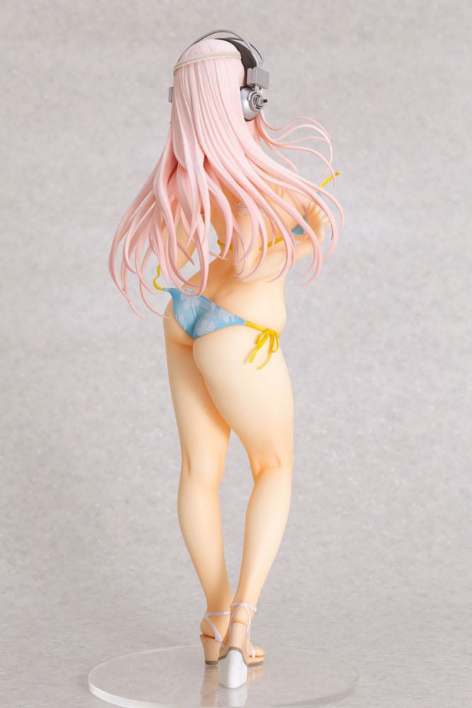 Super Sonico PVC Statue 1/4.5 Super Sonico Summer Vacation Ver. 35 cm Scalefiguren Yokina