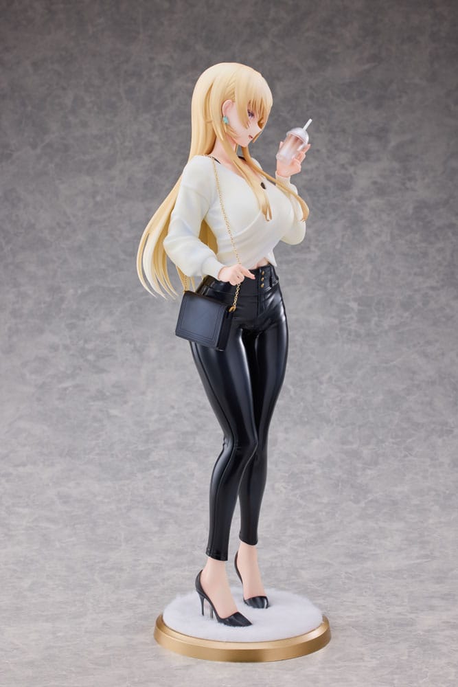 Original Character Statue 1/4 Aoi Koigakubo Illustrated by Fujiko Leather Pants Deluxe Edition 42 cm Scalefiguren Yokina