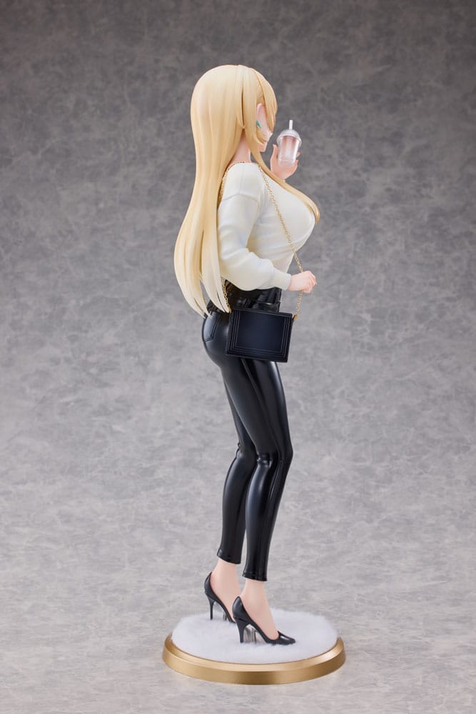 Original Character Statue 1/4 Aoi Koigakubo Illustrated by Fujiko Leather Pants Deluxe Edition 42 cm Scalefiguren Yokina