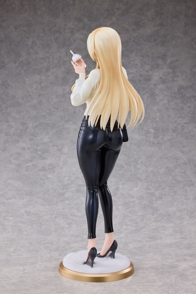 Original Character Statue 1/4 Aoi Koigakubo Illustrated by Fujiko Leather Pants Deluxe Edition 42 cm Scalefiguren Yokina