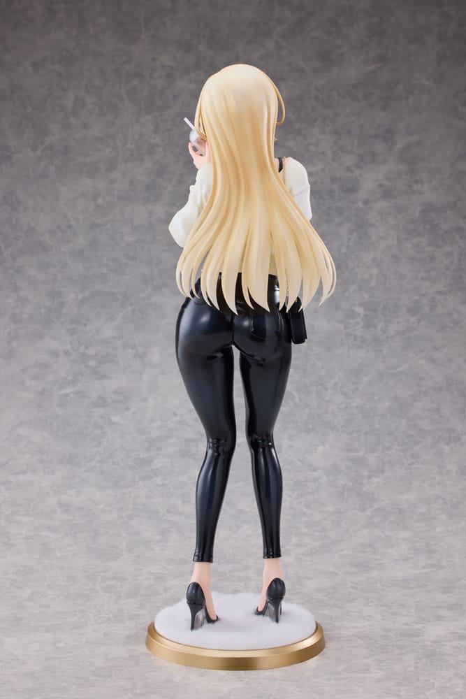 Original Character Statue 1/4 Aoi Koigakubo Illustrated by Fujiko Leather Pants Deluxe Edition 42 cm Scalefiguren Yokina