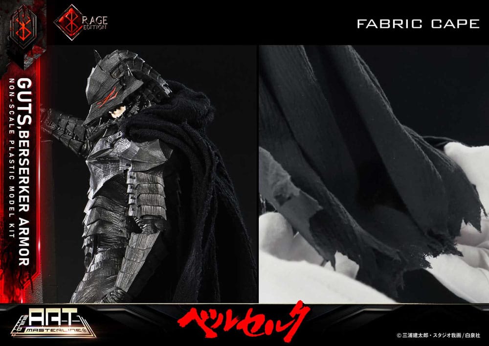 Berserk Build Art Masterline Plastic Model Kit Guts Berserker Armor Rage 30 cm Figmas Yokina