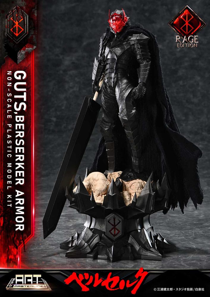 Berserk Build Art Masterline Plastic Model Kit Guts Berserker Armor Rage 30 cm Figmas Yokina
