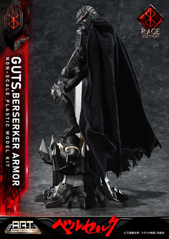Berserk Build Art Masterline Plastic Model Kit Guts Berserker Armor Rage 30 cm Figmas Yokina