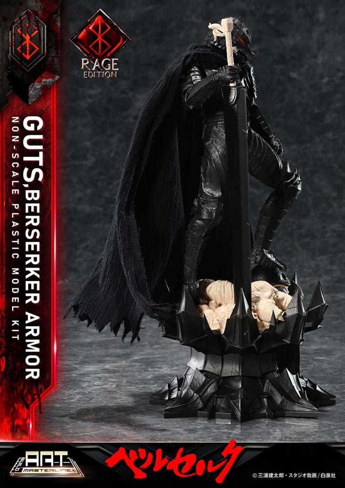 Berserk Build Art Masterline Plastic Model Kit Guts Berserker Armor Rage 30 cm Figmas Yokina