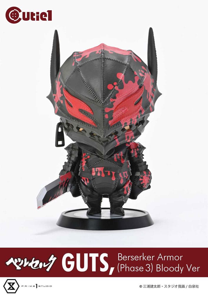 Berserk Cutie1 PVC Figur Guts Berserker Armor (Phase 3) Bloody Ver. 12 cm Prizefiguren Yokina