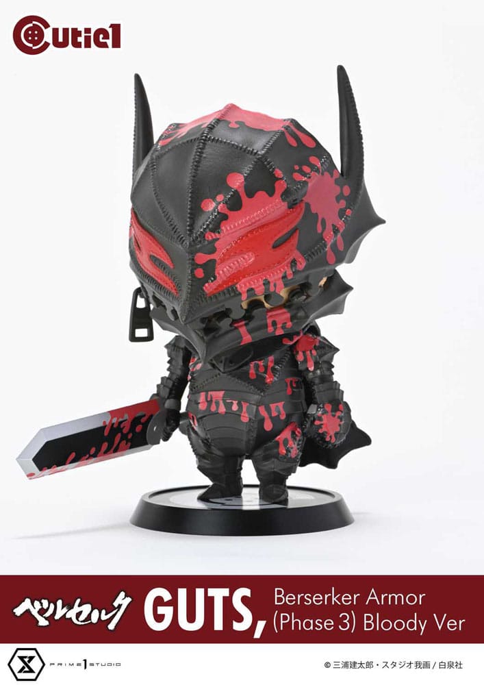 Berserk Cutie1 PVC Figur Guts Berserker Armor (Phase 3) Bloody Ver. 12 cm Prizefiguren Yokina