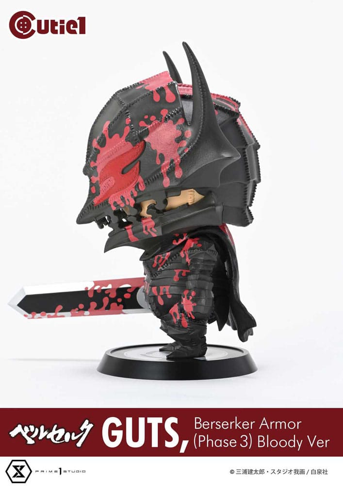 Berserk Cutie1 PVC Figur Guts Berserker Armor (Phase 3) Bloody Ver. 12 cm Prizefiguren Yokina