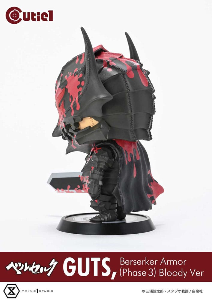 Berserk Cutie1 PVC Figur Guts Berserker Armor (Phase 3) Bloody Ver. 12 cm Prizefiguren Yokina