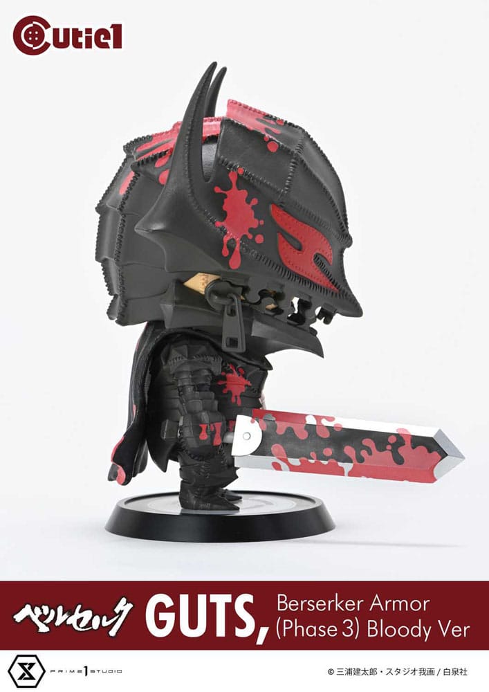 Berserk Cutie1 PVC Figur Guts Berserker Armor (Phase 3) Bloody Ver. 12 cm Prizefiguren Yokina