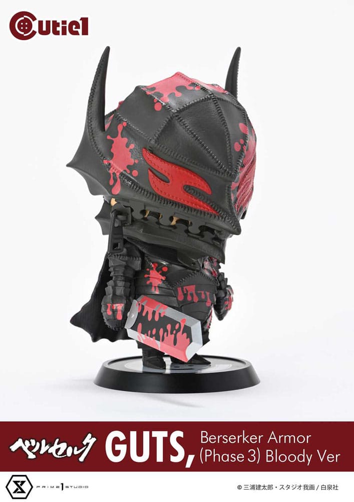Berserk Cutie1 PVC Figur Guts Berserker Armor (Phase 3) Bloody Ver. 12 cm Prizefiguren Yokina