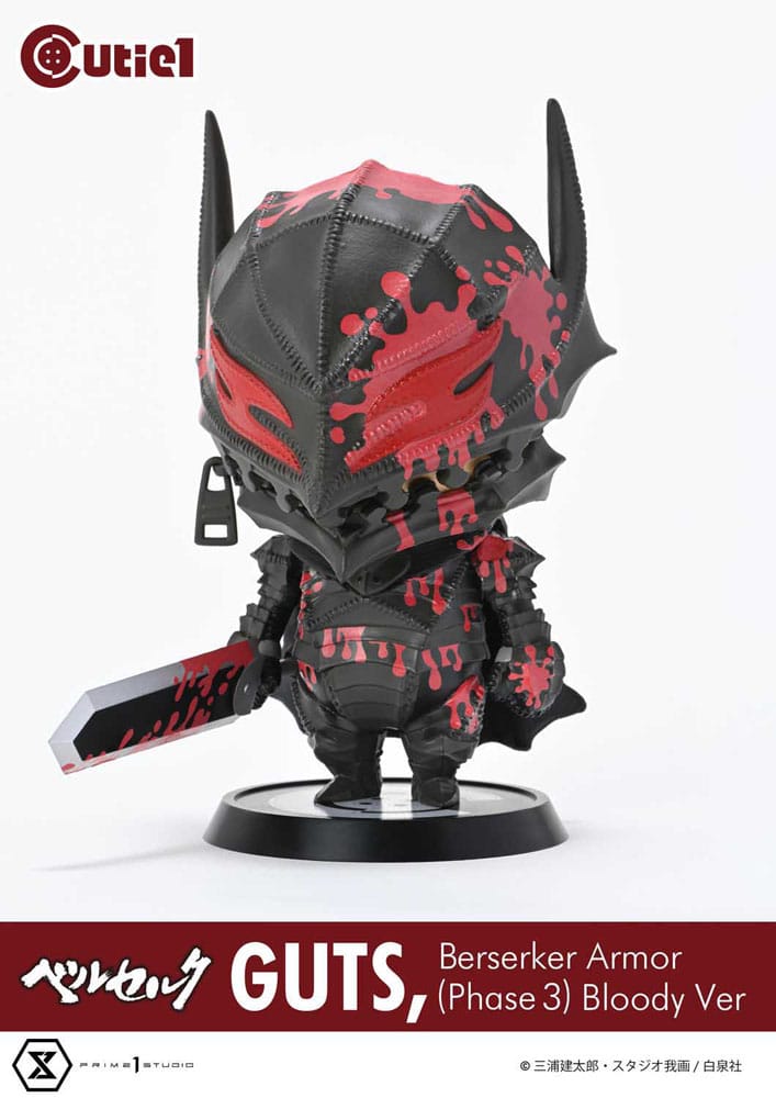 Berserk Cutie1 PVC Figur Guts Berserker Armor (Phase 3) Bloody Ver. 12 cm Prizefiguren Yokina