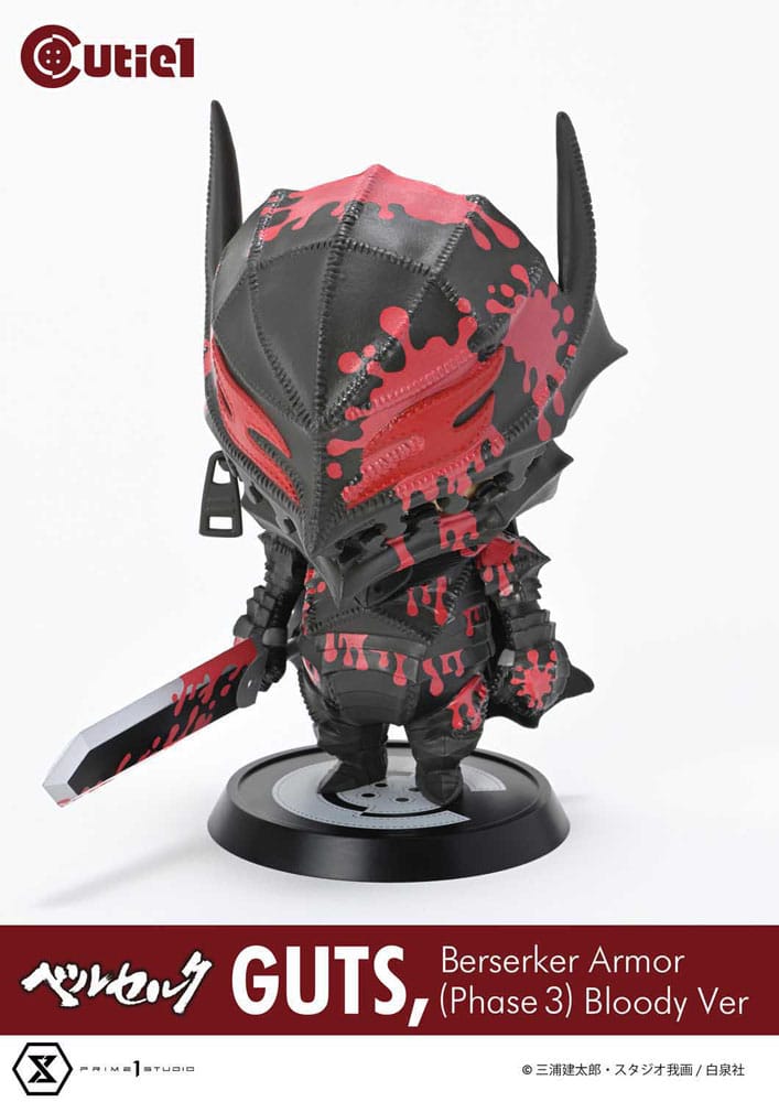 Berserk Cutie1 PVC Figur Guts Berserker Armor (Phase 3) Bloody Ver. 12 cm Prizefiguren Yokina