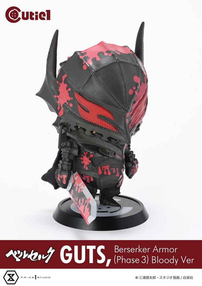 Berserk Cutie1 PVC Figur Guts Berserker Armor (Phase 3) Bloody Ver. 12 cm Prizefiguren Yokina