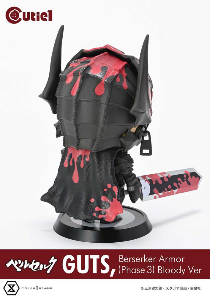 Berserk Cutie1 PVC Figur Guts Berserker Armor (Phase 3) Bloody Ver. 12 cm Prizefiguren Yokina