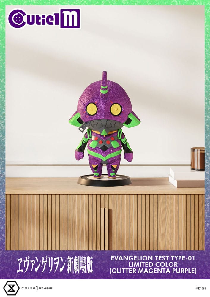 Evangelion Cutie1 M Series PVC Figur Evangelion Test Type-01 Limited Color Ver. 30 cm Prizefiguren Yokina