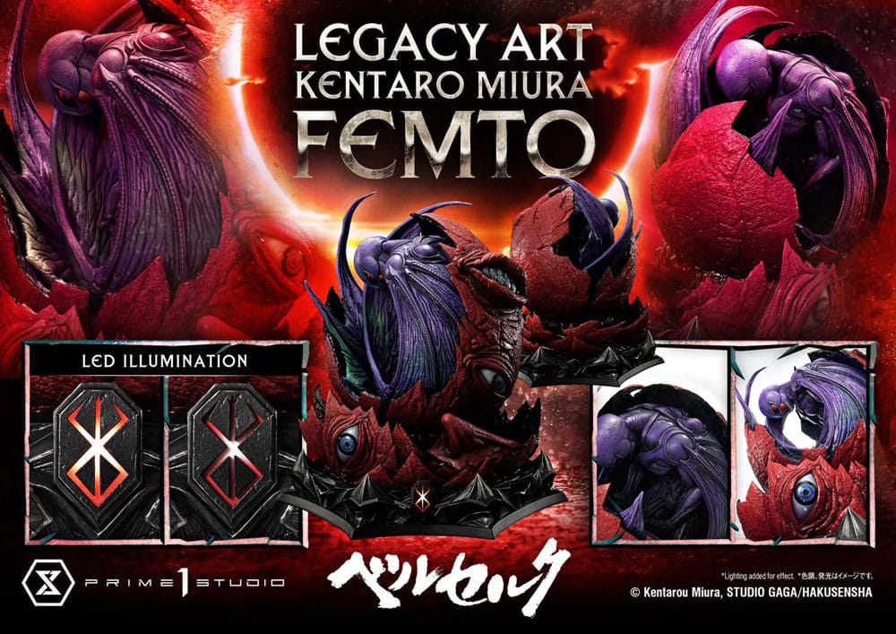 Berserk Ultimate Legacy Art Kentaro Miura Statue 1/4 Femto Bonus Version 46 cm Scalefiguren Yokina