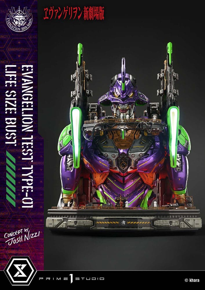 Neon Genesis Evangelion Büste 1/1 Test Type-01 (Concept by Josh Nizzi) Bonus Ver. 86 cm Scalefiguren Yokina