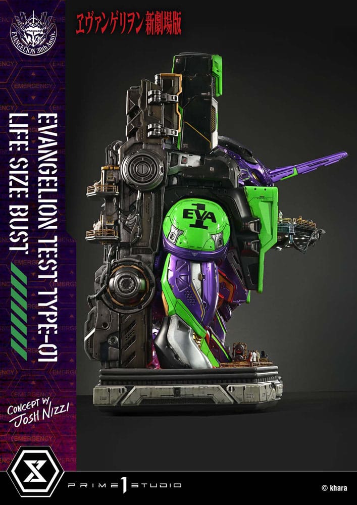 Neon Genesis Evangelion Büste 1/1 Test Type-01 (Concept by Josh Nizzi) Bonus Ver. 86 cm Scalefiguren Yokina