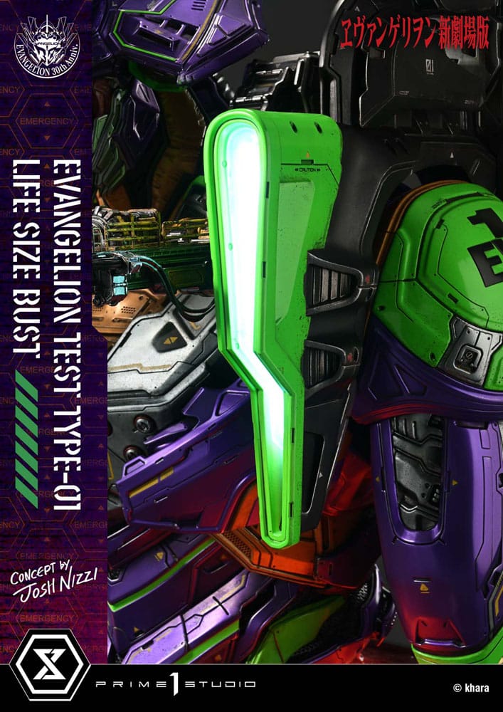 Neon Genesis Evangelion Büste 1/1 Test Type-01 (Concept by Josh Nizzi) Bonus Ver. 86 cm Scalefiguren Yokina