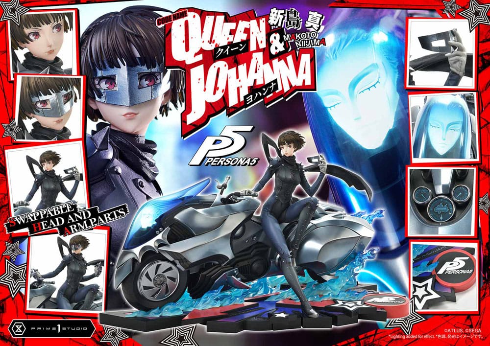 Persona 5 Premium Masterline Series Statue 1/4 Makoto Niijima "Queen" & Johanna Bonus Version 42 cm Scalefiguren Yokina