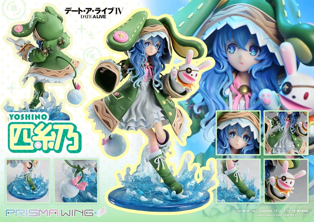 Date A Live Prisma Wing PVC Statue 1/7 Yoshino 20 cm Scalefiguren Yokina
