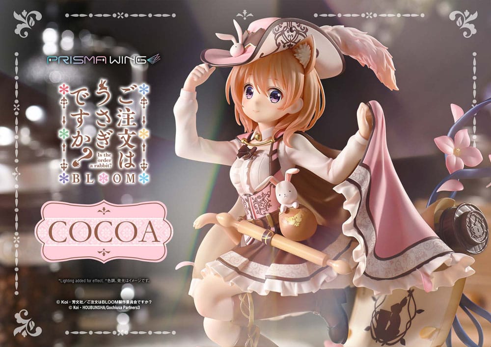 Is the Order a Rabbit? Bloom Prisma Wing PVC Statue 1/7 Cocoa 21 cm Scalefiguren Yokina