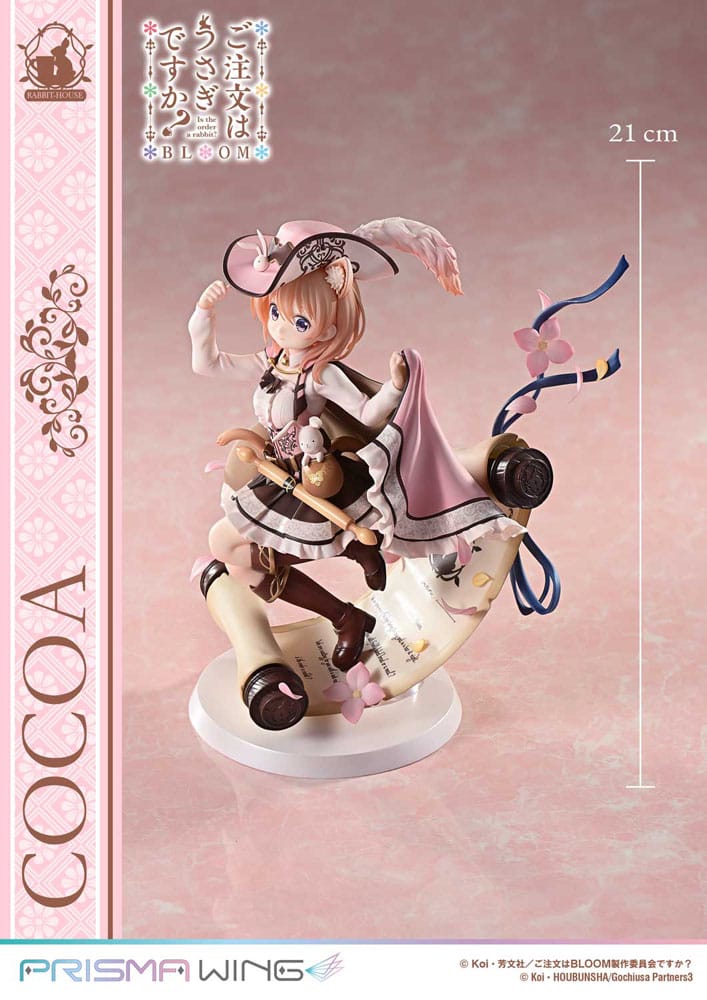 Is the Order a Rabbit? Bloom Prisma Wing PVC Statue 1/7 Cocoa 21 cm Scalefiguren Yokina