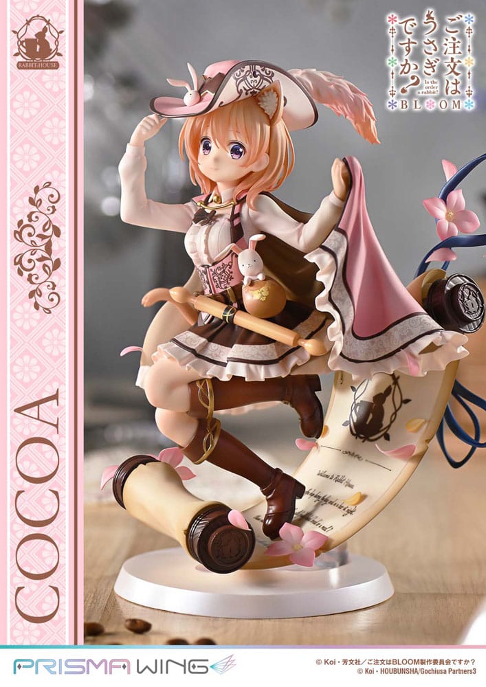 Is the Order a Rabbit? Bloom Prisma Wing PVC Statue 1/7 Cocoa 21 cm Scalefiguren Yokina