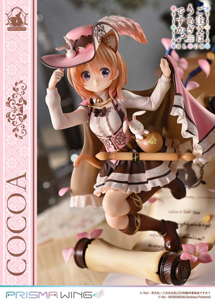 Is the Order a Rabbit? Bloom Prisma Wing PVC Statue 1/7 Cocoa 21 cm Scalefiguren Yokina