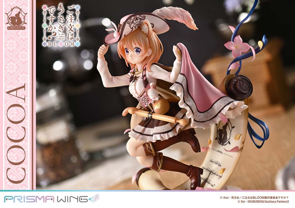 Is the Order a Rabbit? Bloom Prisma Wing PVC Statue 1/7 Cocoa 21 cm Scalefiguren Yokina