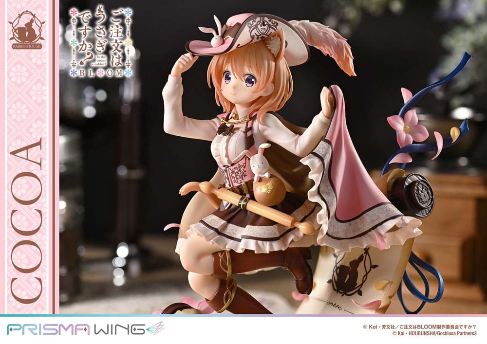 Is the Order a Rabbit? Bloom Prisma Wing PVC Statue 1/7 Cocoa 21 cm Scalefiguren Yokina