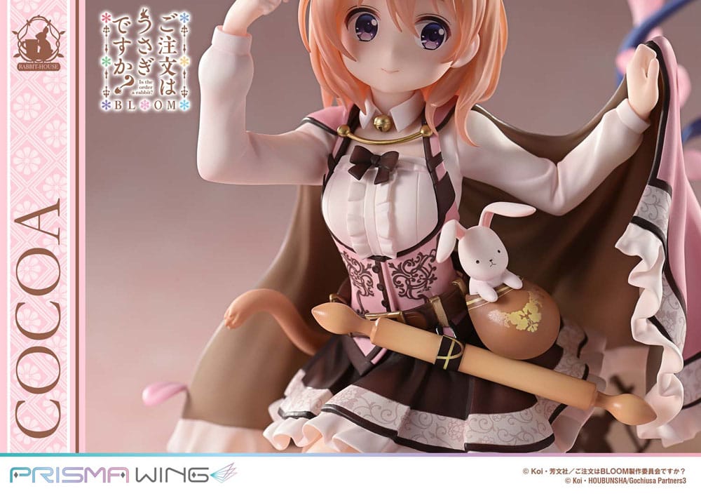 Is the Order a Rabbit? Bloom Prisma Wing PVC Statue 1/7 Cocoa 21 cm Scalefiguren Yokina
